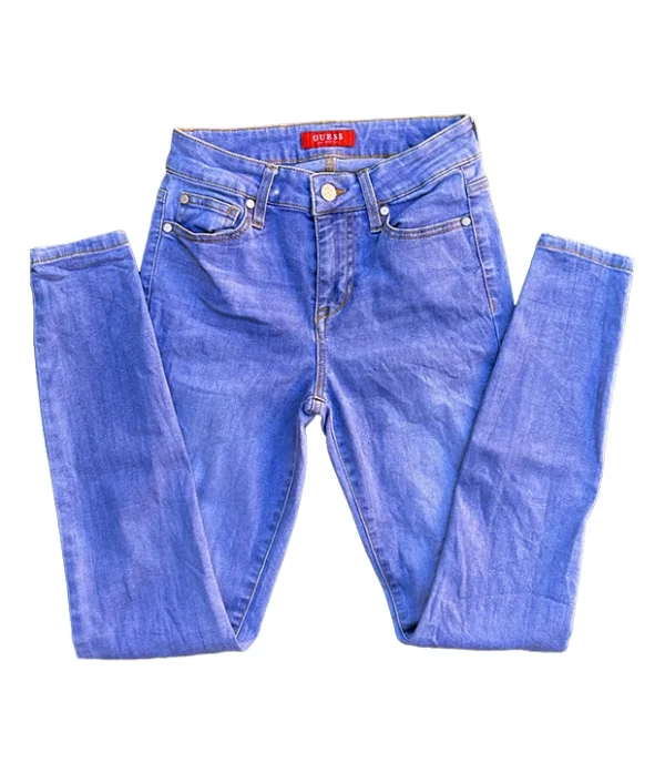 JEANS-GUSSE-CLARO Jeans Guess Skinny Azul Claro - Talla 32