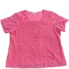 Polera Calvin Klein Rosa de Encaje Floral - Talla XL