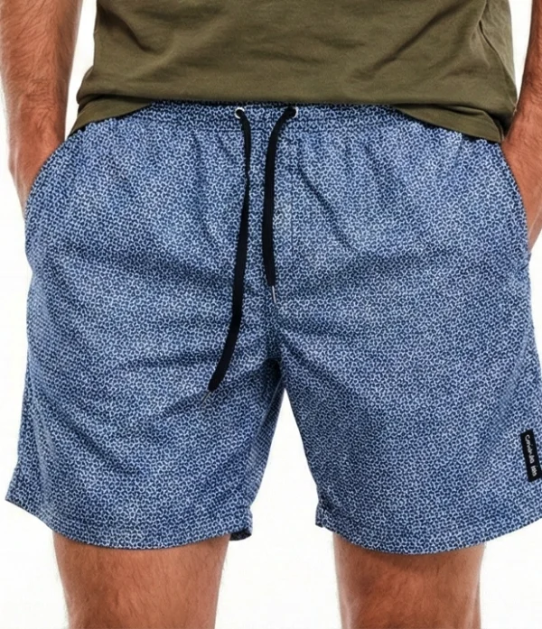 model-SHORT-TRAJE-BAÑO Short de Baño Calvin Klein Azul - Talla XXL