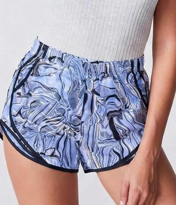 modelo-short-deportivo Short Deportivo Calvin Klein Print Azul - Talla L